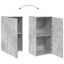Armario de madera de ingeniería gris hormigón 50x45x103,5 cm by , Lockers and storage cabinets - Ref: Foro24-859045, Price: 9...