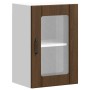 Armario de pared para cocina puerta cristal Lucca roble marrón von , Küchenschränke - Ref: Foro24-853774, Preis: 58,96 €, Rab...