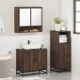 Set de muebles baño 3 pzas madera contrachapada roble marrón von , Badezimmermöbel - Ref: Foro24-3300979, Preis: 203,09 €, Ra...