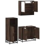 Set de muebles baño 3 pzas madera contrachapada roble marrón von , Badezimmermöbel - Ref: Foro24-3300979, Preis: 203,09 €, Ra...