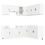 Mueble de cocina Porto blanco 11 piezas madera contrachapada de , Armarios de cocina - Ref: Foro24-3314961, Precio: 725,50 €,...