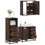 Set de muebles baño 3 pzas madera contrachapada roble marrón von , Badezimmermöbel - Ref: Foro24-3301019, Preis: 246,26 €, Ra...