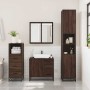 Set de muebles baño 3 pzas madera contrachapada roble marrón von , Badezimmermöbel - Ref: Foro24-3301019, Preis: 246,26 €, Ra...