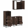 Set de muebles baño 3 pzas madera contrachapada roble marrón von , Badezimmermöbel - Ref: Foro24-3301019, Preis: 246,26 €, Ra...