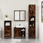 Set de muebles baño 3 pzas madera contrachapada roble ahumado von , Badezimmermöbel - Ref: Foro24-3301027, Preis: 236,89 €, R...