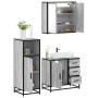 Set de muebles de baño 3 pzas madera contrachapada gris sonoma von , Badezimmermöbel - Ref: Foro24-3300958, Preis: 248,01 €, ...