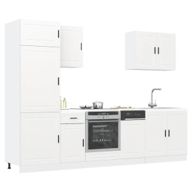 Mueble de cocina Kalmar blanco 7 piezas madera contrachapada von , Küchenschränke - Ref: Foro24-3314781, Preis: 595,74 €, Rab...