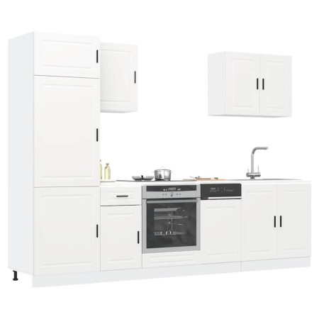 Mueble de cocina Kalmar blanco 7 piezas madera contrachapada von , Küchenschränke - Ref: Foro24-3314781, Preis: 595,74 €, Rab...