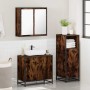 Set de muebles baño 3 pzas madera contrachapada roble ahumado von , Badezimmermöbel - Ref: Foro24-3300947, Preis: 200,53 €, R...