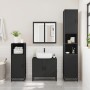 Juego de muebles de baño 3 pzas madera contrachapada negro by , Bathroom furniture - Ref: Foro24-3301065, Price: 295,66 €, Di...