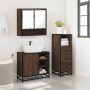 Set de muebles baño 3 pzas madera contrachapada roble marrón von , Badezimmermöbel - Ref: Foro24-3301059, Preis: 240,04 €, Ra...