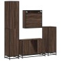 Set de muebles baño 4 pzas madera contrachapada roble marrón by , Bathroom furniture - Ref: Foro24-3301224, Price: 409,77 €, ...