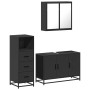 Juego de muebles de baño 3 pzas madera contrachapada negro von , Badezimmermöbel - Ref: Foro24-3301010, Preis: 253,83 €, Raba...