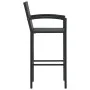 Gartenbar-Möbelset, 5-teilig, aus schwarzem PE-Rattan mit Armlehnen von vidaXL, Gartensets - Ref: Foro24-3064811, Preis: 387,...