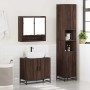 Set de muebles baño 3 pzas madera contrachapada roble marrón von , Badezimmermöbel - Ref: Foro24-3301099, Preis: 255,66 €, Ra...
