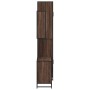 Set de muebles baño 3 pzas madera contrachapada roble marrón
