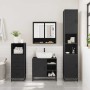 Juego de muebles de baño 3 pzas madera contrachapada negro by , Bathroom furniture - Ref: Foro24-3301115, Price: 305,46 €, Di...
