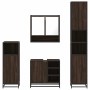 Set de muebles baño 4 pzas madera contrachapada roble marrón von , Badezimmermöbel - Ref: Foro24-3301239, Preis: 350,37 €, Ra...