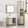 Set de muebles de baño 3 pzas madera contrachapada roble Sonoma von , Badezimmermöbel - Ref: Foro24-3301086, Preis: 294,31 €,...