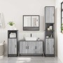 Set de muebles de baño 3 pzas madera contrachapada gris sonoma von , Badezimmermöbel - Ref: Foro24-3301103, Preis: 308,08 €, ...