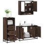 Set de muebles baño 3 pzas madera contrachapada roble marrón von , Badezimmermöbel - Ref: Foro24-3301044, Preis: 249,13 €, Ra...