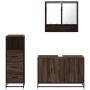 Set de muebles baño 3 pzas madera contrachapada roble marrón von , Badezimmermöbel - Ref: Foro24-3301044, Preis: 249,13 €, Ra...