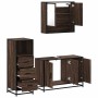 Set de muebles baño 3 pzas madera contrachapada roble marrón von , Badezimmermöbel - Ref: Foro24-3301044, Preis: 249,13 €, Ra...