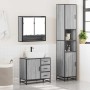 Set de muebles de baño 3 pzas madera contrachapada gris sonoma by , Bathroom furniture - Ref: Foro24-3301108, Price: 320,23 €...