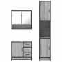 Set de muebles de baño 3 pzas madera contrachapada gris sonoma by , Bathroom furniture - Ref: Foro24-3301108, Price: 320,23 €...