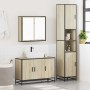 Set de muebles de baño 3 pzas madera contrachapada roble Sonoma von , Badezimmermöbel - Ref: Foro24-3301071, Preis: 302,92 €,...