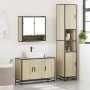 Set de muebles de baño 3 pzas madera contrachapada roble Sonoma von , Badezimmermöbel - Ref: Foro24-3301101, Preis: 299,10 €,...