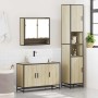 Set de muebles de baño 3 pzas madera contrachapada roble Sonoma von , Badezimmermöbel - Ref: Foro24-3301101, Preis: 299,10 €,...
