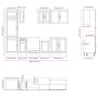 Mueble de cocina Kalmar blanco 8 piezas madera contrachapada von , Küchenschränke - Ref: Foro24-3314811, Preis: 701,35 €, Rab...