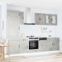 Mueble cocina Kalmar gris hormigón 8 pzas madera contrachapada by , Kitchen cabinets - Ref: Foro24-3314795, Price: 631,12 €, ...