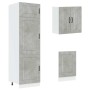 Mueble cocina Kalmar gris hormigón 8 pzas madera contrachapada by , Kitchen cabinets - Ref: Foro24-3314795, Price: 631,12 €, ...