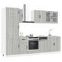 Mueble cocina Kalmar sonoma gris 8 pzas madera contrachapada von , Küchenschränke - Ref: Foro24-3314797, Preis: 653,76 €, Rab...