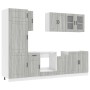 Mueble cocina Kalmar sonoma gris 8 pzas madera contrachapada von , Küchenschränke - Ref: Foro24-3314797, Preis: 653,76 €, Rab...