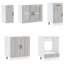 Mueble cocina Kalmar sonoma gris 8 pzas madera contrachapada von , Küchenschränke - Ref: Foro24-3314797, Preis: 653,76 €, Rab...