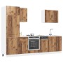 Mueble cocina Kalmar madera vieja 7 pzas madera contrachapada von , Küchenschränke - Ref: Foro24-3314769, Preis: 573,85 €, Ra...