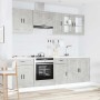 Mueble cocina Kalmar gris hormigón 8 pzas madera contrachapada by , Kitchen cabinets - Ref: Foro24-3314845, Price: 532,68 €, ...