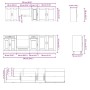Mueble cocina Kalmar gris hormigón 8 pzas madera contrachapada by , Kitchen cabinets - Ref: Foro24-3314845, Price: 532,68 €, ...