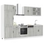 Mueble cocina Kalmar sonoma gris 8 pzas madera contrachapada von , Küchenschränke - Ref: Foro24-3314807, Preis: 622,34 €, Rab...