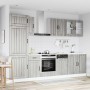 Mueble cocina Kalmar sonoma gris 8 pzas madera contrachapada von , Küchenschränke - Ref: Foro24-3314807, Preis: 622,34 €, Rab...