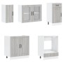Mueble cocina Kalmar sonoma gris 8 pzas madera contrachapada von , Küchenschränke - Ref: Foro24-3314807, Preis: 622,34 €, Rab...