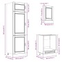 Mueble cocina Kalmar roble marrón 7 pzas madera contrachapada by , Kitchen cabinets - Ref: Foro24-3314788, Price: 577,22 €, D...