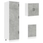Mueble cocina Kalmar gris hormigón 8 pzas madera contrachapada by , Kitchen cabinets - Ref: Foro24-3314805, Price: 618,89 €, ...