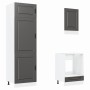 Mueble de cocina Kalmar negra 7 piezas madera contrachapada de , Armarios de cocina - Ref: Foro24-3314762, Precio: 608,82 €, ...