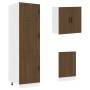Mueble cocina Kalmar roble marrón 8 pzas madera contrachapada by , Kitchen cabinets - Ref: Foro24-3314818, Price: 621,64 €, D...