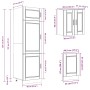 Mueble cocina Kalmar roble marrón 8 pzas madera contrachapada by , Kitchen cabinets - Ref: Foro24-3314818, Price: 621,64 €, D...