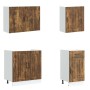 Mueble cocina Kalmar roble ahumado 7 pzas madera contrachapada de , Armarios de cocina - Ref: Foro24-3314776, Precio: 587,82 ...